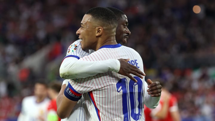 Kylian Mbappé et Ousmane Dembélé - équipe de France