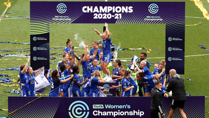 Leicester won the 2020/21 FA Women's Championship Leicester won the 2020/21 FA Women's Championship