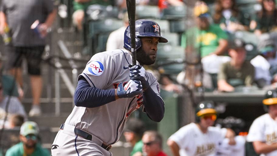 Houston Astros designated hitter Yordan Alvarez 