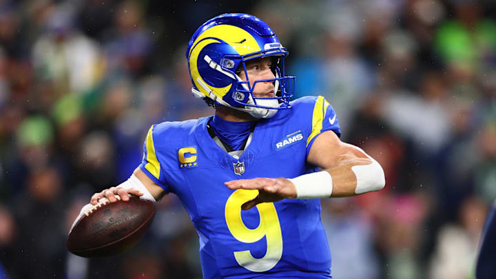Rams quarterback Matthew Stafford has thrown for 40 touchdowns against only five interceptions this season.