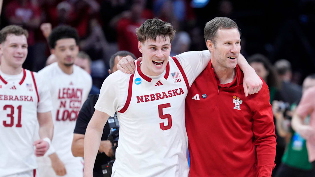 Head coach Fred Hoiberg and the Huskers won the school's first-ever NCAA Tournament game Thursday versus Troy.
