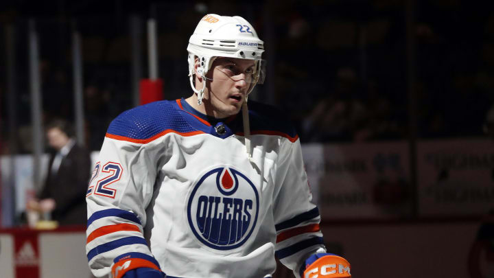 Ex Edmonton Oilers defenseman Tyson Barrie (22)