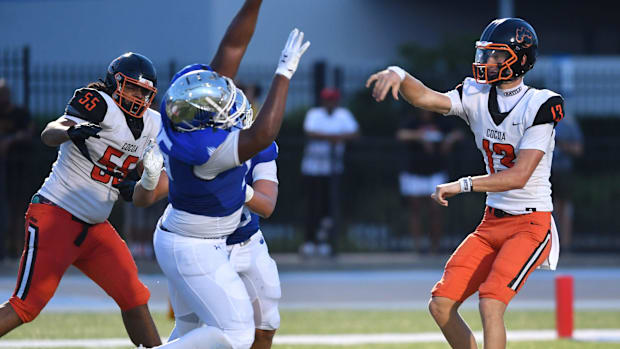 Cocoa High quarterback Brady Hart