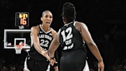 The Las Vegas Aces and center A'ja Wilson are favored in Game 1.