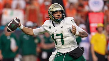 The South Florida Bulls and quarterback Byrum Brown are favored in Week 6.