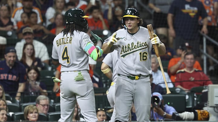 Athletics first baseman Nick Kurtz is a great prop target on Friday.