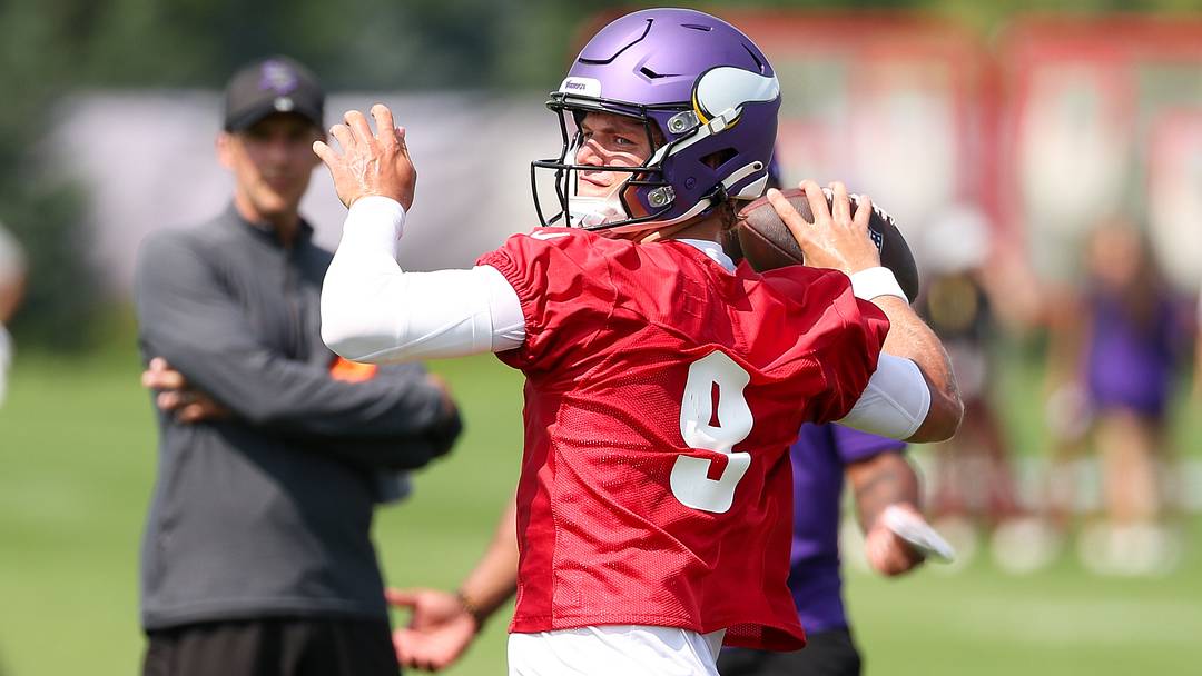 All eyes will be on J.J. McCarthy as he enters a QB competition at this year's Vikings training camp. All eyes will be on J.J. McCarthy as he enters a QB competition at this year's Vikings training camp.