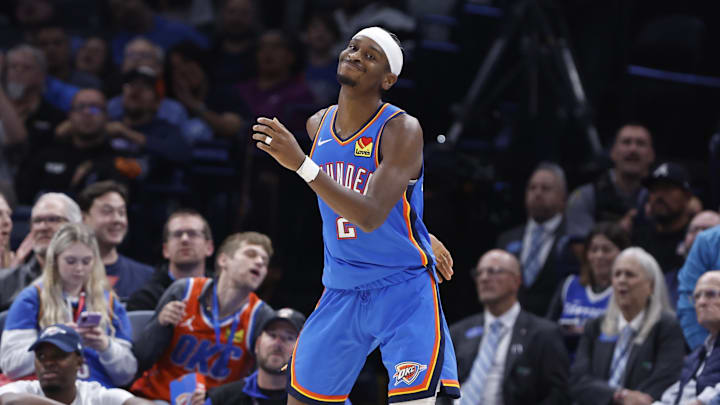 Oklahoma City Thunder guard Shai Gilgeous-Alexander.