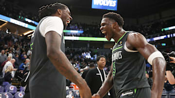 Naz Reid, Anthony Edwards, Minnesota Timberwolves