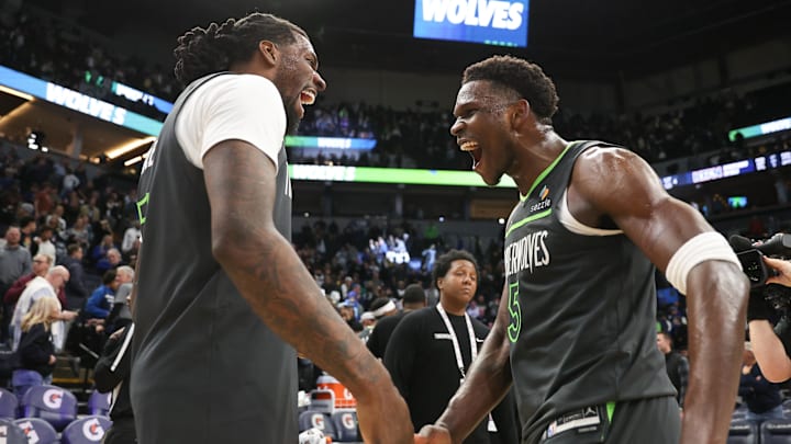 Naz Reid, Anthony Edwards, Minnesota Timberwolves