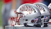 Detailed view of a UNLV Rebels helmet during the Guaranteed Rate Bowl at Chase Field. 