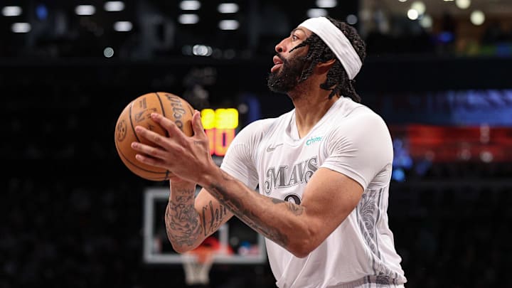Dallas Mavericks star Anthony Davis returned to the lineup on Monday night and discussed the impact of Kyrie Irving's season ending knee injury. Dallas Mavericks star Anthony Davis returned to the lineup on Monday night and discussed the impact of Kyrie Irving's season ending knee injury.