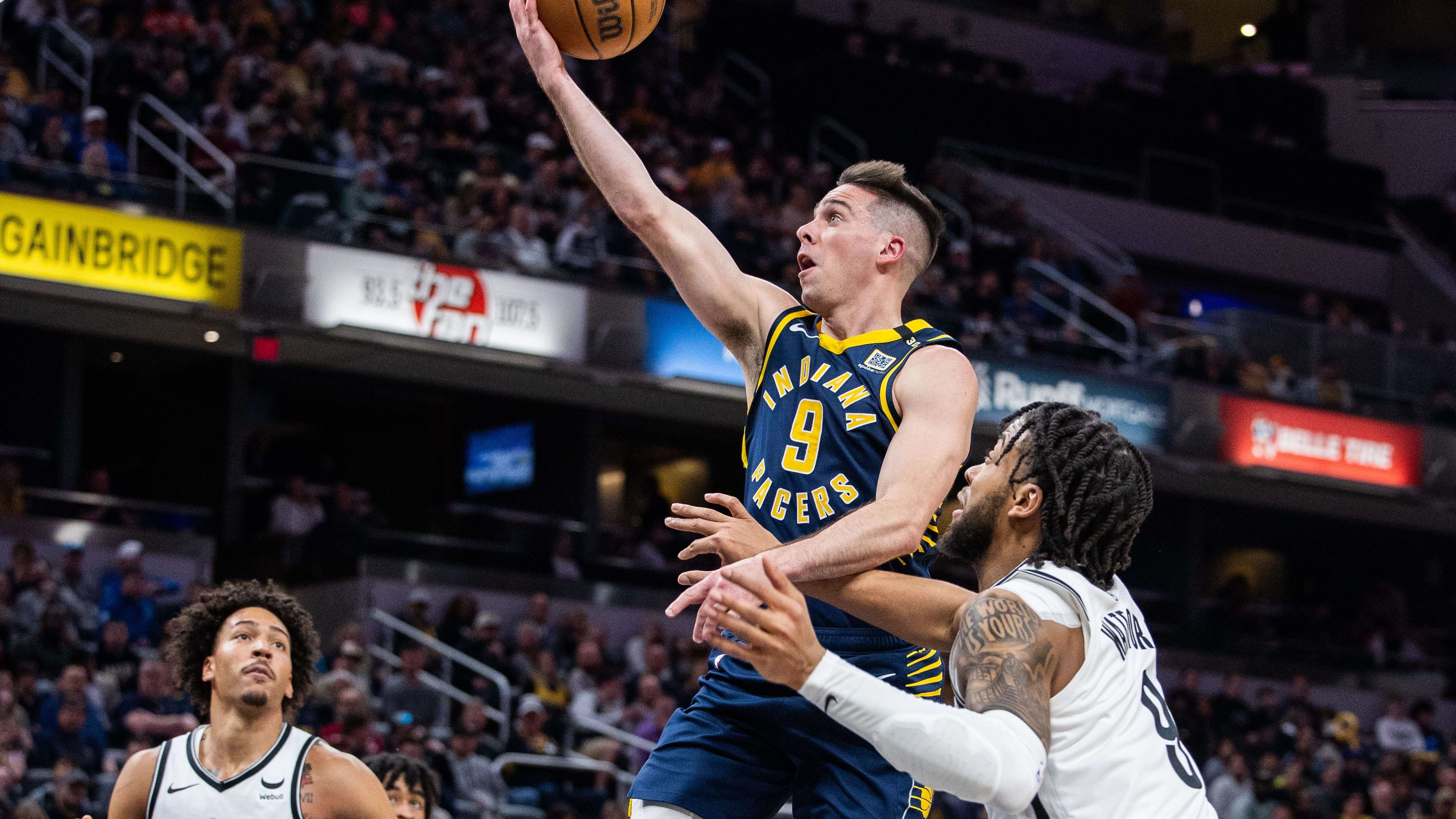 Indiana Pacers guard T.J. McConnell Brooklyn Nets