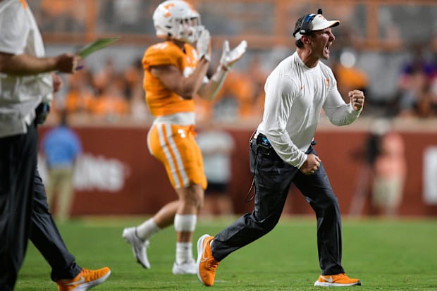New Nebraska Special Teams Coordinator Mike Ekeler while at Tennessee.