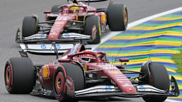 Charles Leclerc, Lewis Hamilton, Ferrari, Formula 1