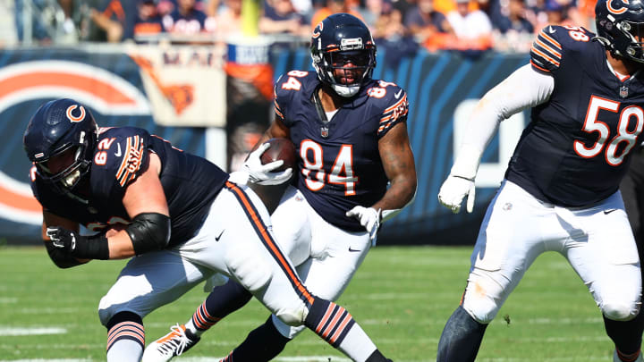 Marcedes Lewis is 40 years old but the Bears are still one of the top 10 youngest teams in the league.