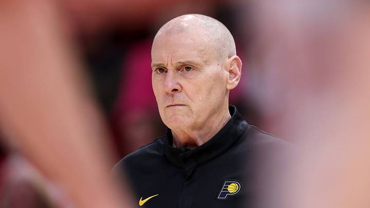 Indiana Pacers head coach Rick Carlisle during a game against the Houston Rockets.