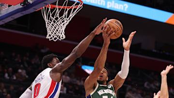 Milwaukee Bucks v Detroit Pistons