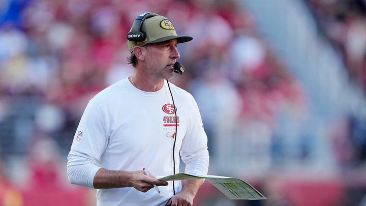 San Francisco 49ers head coach Kyle Shanahan