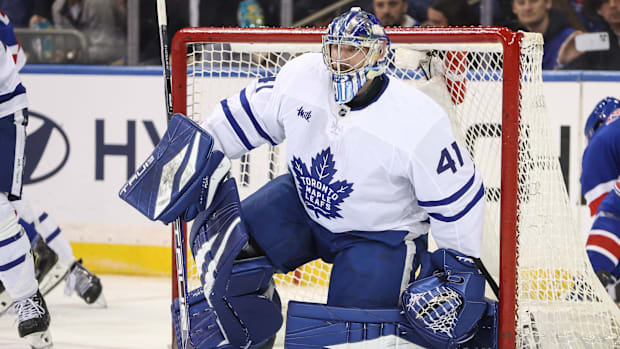 Toronto Maple Leafs Goalie Anthony Stolarz