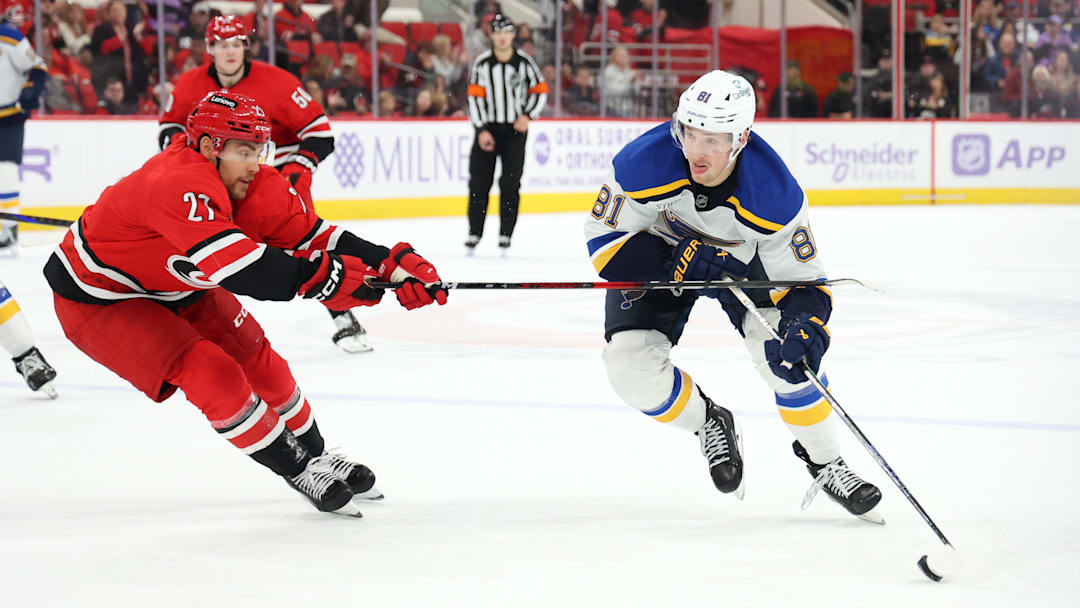 St Louis Blues v Carolina Hurricanes