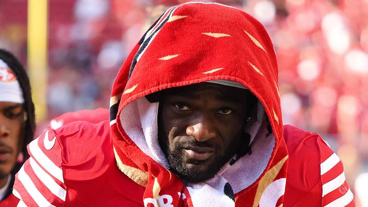 Oct 6, 2024; Santa Clara, California, USA; San Francisco 49ers wide receiver Brandon Aiyuk (11) after the game against the Arizona Cardinals at Levi's Stadium. Mandatory Credit: Kelley L Cox-Imagn Images