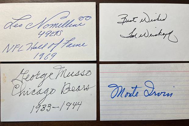 Good looking autographs versus lazy autographs