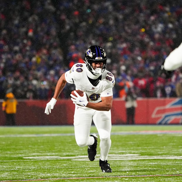 Isaiah Likely against the Bills.