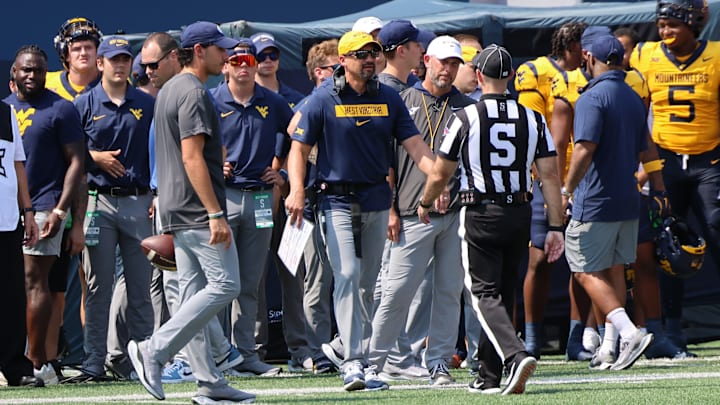 West Virginia University head coach Neal Brown.