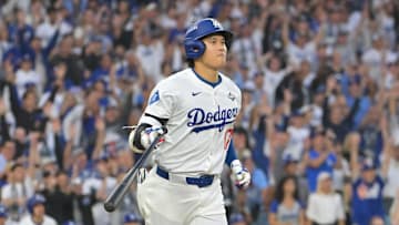 Shohei Ohtani hit his seventh home run of the postseason in Game 3 of the World Series.