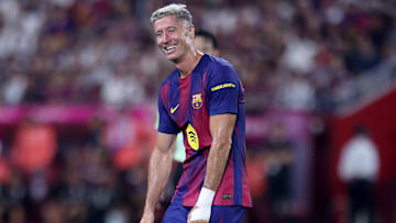 Lewa é o camisa 9 do Barça