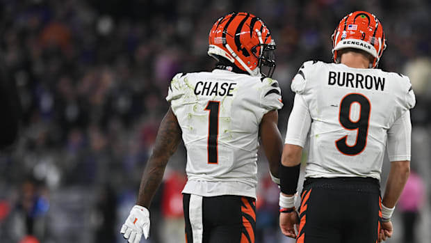 Joe Burrow, Ja'Marr Chase, Cincinnati Bengals, NF