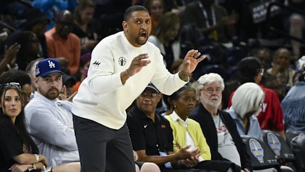 Former Las Vegas Aces assistance coach and current Chicago Sky head coach, Tyler Marsh