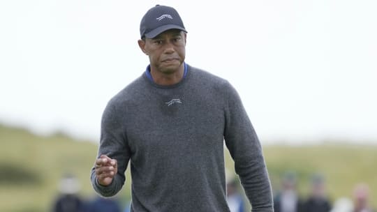 Woods competed in the British Open last week, where he missed the 36-hole cut.