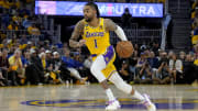 D’Angelo Russell promedió 17.4 puntos por juego con los Lakers la temporada pasada