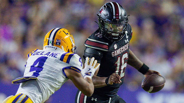 South Carolina Gamecocks quarterback Lanorris Sellers