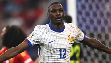 Randal Kolo Muani a ouvert le score contre l'Espagne, en demi-finale de l'Euro.