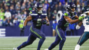 Dec 18, 2023; Seattle, Washington, USA; Seattle Seahawks running back Kenneth Walker III (9) rushes