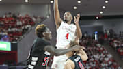 Feb 27, 2024; Houston, Texas, USA; Houston Cougars guard L.J. Cryer (4) shoots the ball during the second half against the Cincinnati Bearcats at Fertitta Center. Mandatory Credit: Troy Taormina-Imagn Images