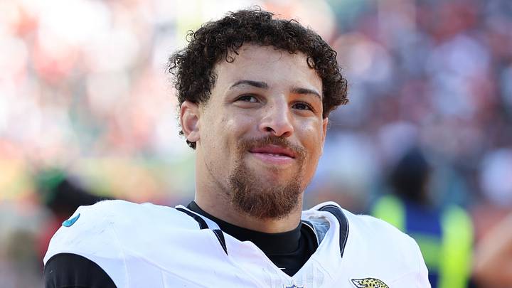 Oct 4, 2026; Cincinnati, Ohio, USA;  Jacksonville Jaguars wide receiver Parker Washington (11) reacts after the game against the Cincinnati Bengals at Paycor Stadium.  Mandatory Credit: Joseph Maiorana-Imagn Images