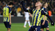 Dimitris Pelkas'ın gol sevinci