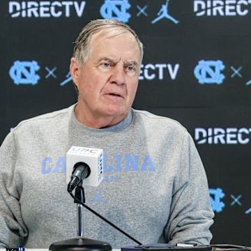 North Carolina head coach Bill Belichick