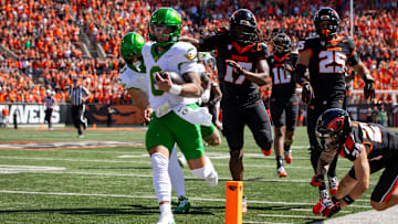 Oregon quarterback Dillon Gabriel