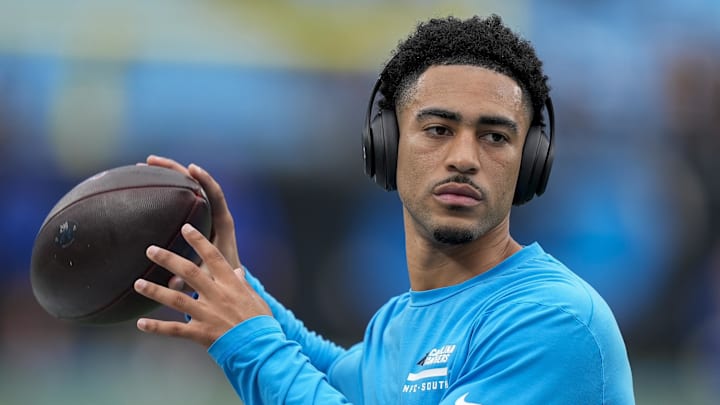 Carolina Panthers quarterback Bryce Young