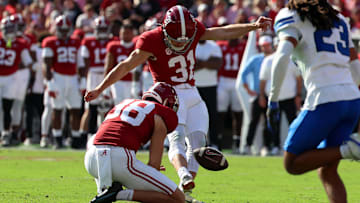 Alabama Crimson Tide kicker Conor Talty (31)