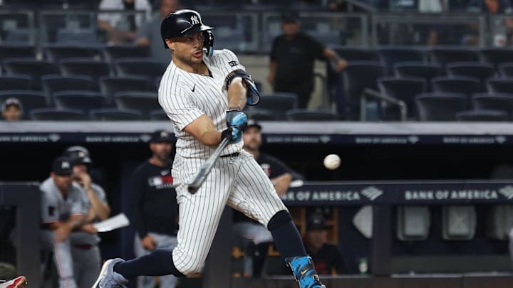 New York Yankees right fielder Giancarlo Stanton is a great prop target on Tuesday. New York Yankees right fielder Giancarlo Stanton is a great prop target on Tuesday.