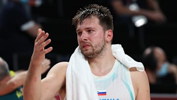 Australia v Slovenia Men's Basketball - Olympics: Day 15