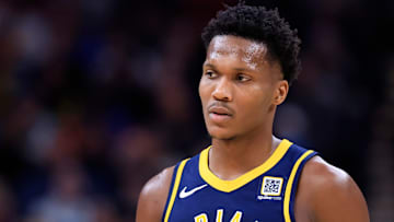 Indiana Pacers wing Bennedict Mathurin (00).