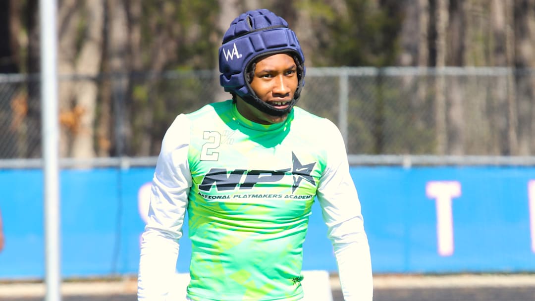 Jermaine Cobbins competing at The Sevens 7v7 Tournament