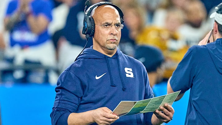 Penn State football head coach James Franklin